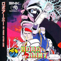 Robo Army JP Neo Geo CD JP box art